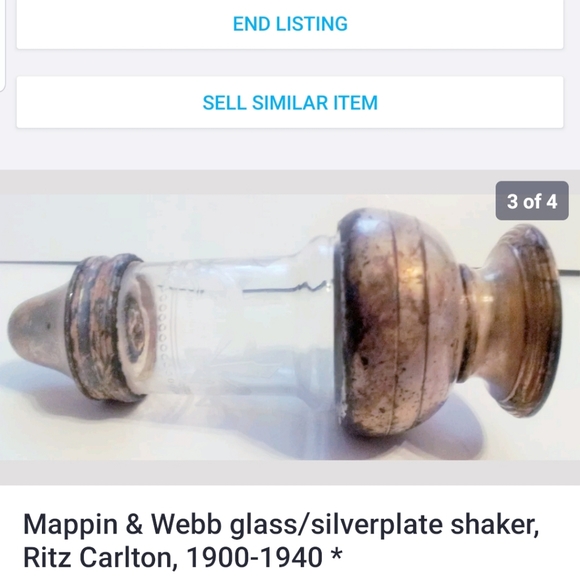 Mappin & Webb Shaker, 1900-1940's - Picture 3 of 4